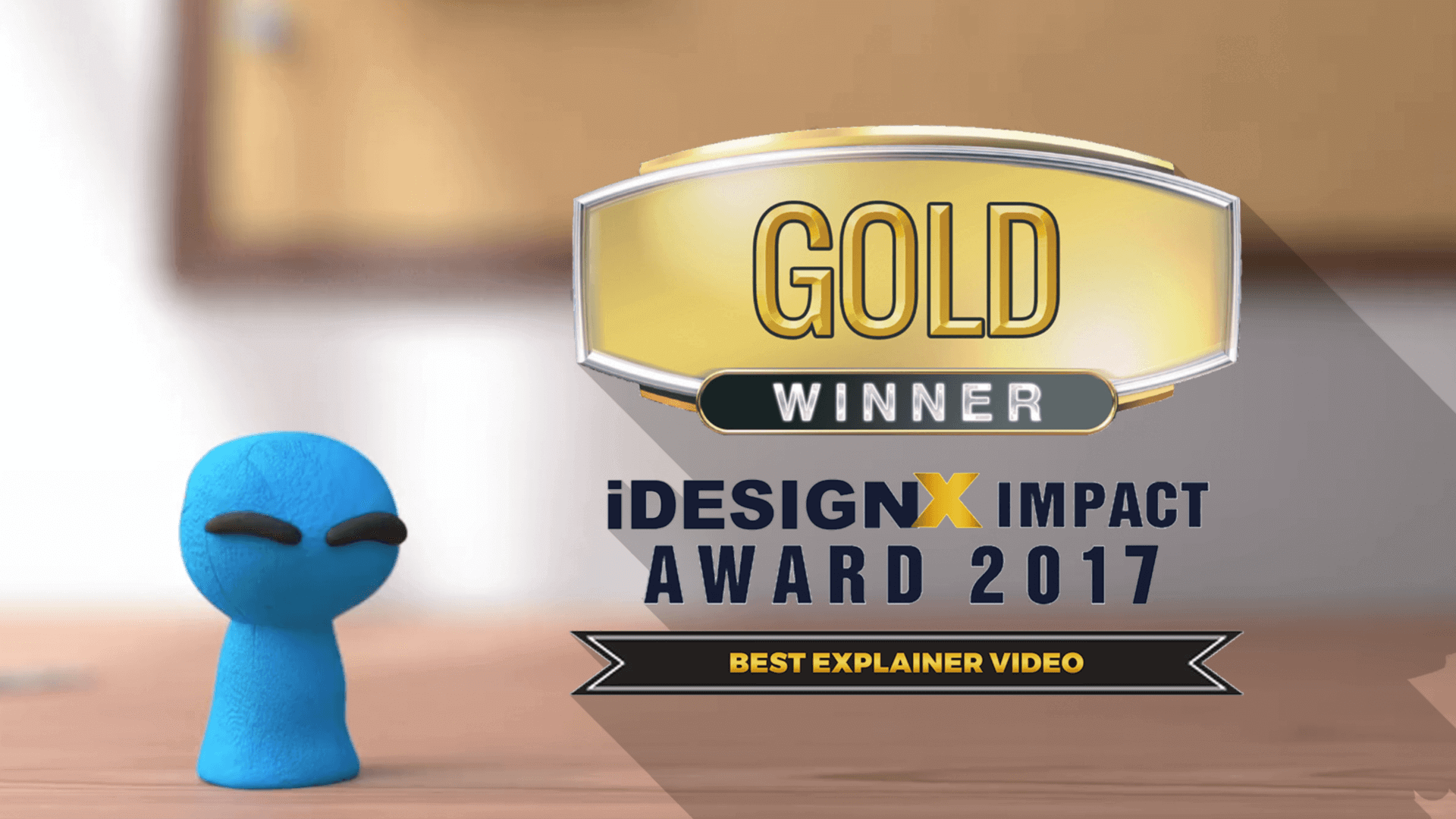 I won a Gold iDesignX Impact Award
