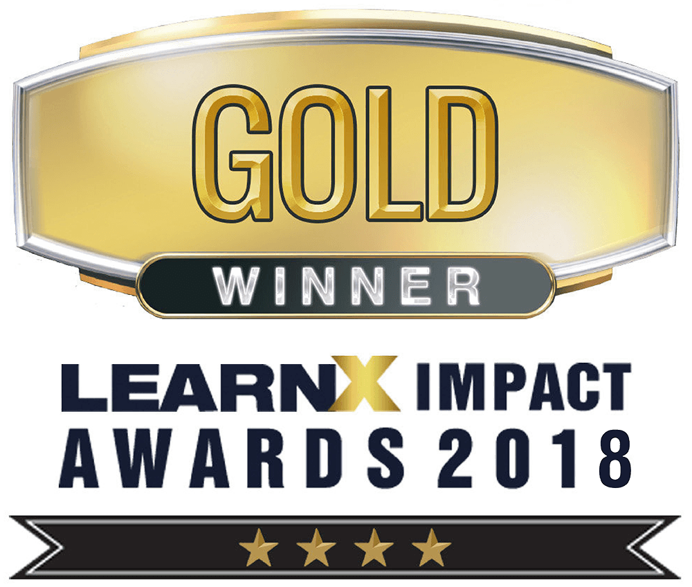 gold-1 We won three 2018 LearnX Impact Awards