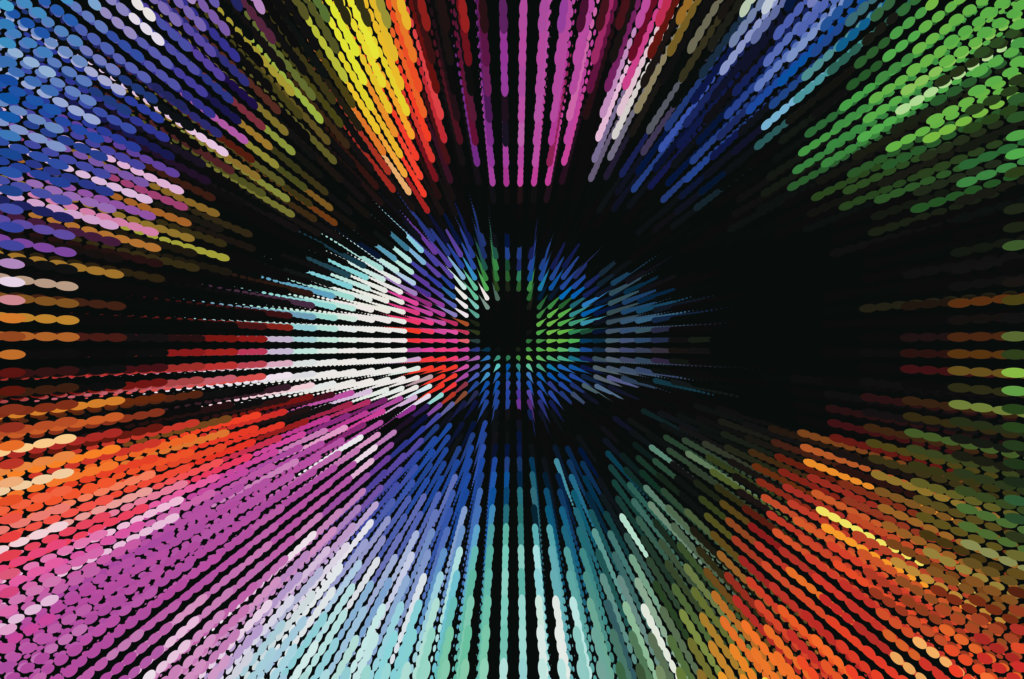 Colourful eye